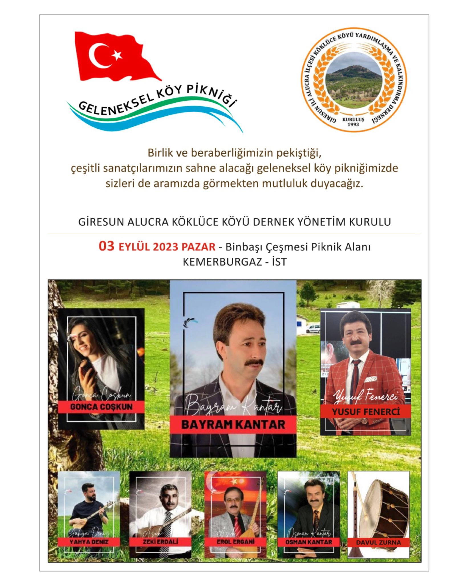 alucragazetesi alucrahaberleri giresunhaberleri alucrakokluce koyu istanbulda koy pikniginde bulusuyor 2 Alucra, Alucra Gazetesi, Alucra Haberleri