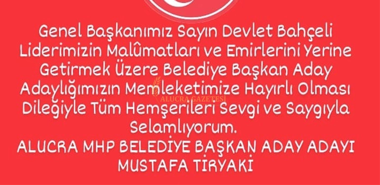 alucra gazetesi alucra haberleri giresun haberleri mhpnin ilk aday adayi mustafa tiryaki 3 Alucra, Alucra Gazetesi, Alucra Haberleri