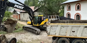 arduc-koyunde-peyzaj-calismalari-yapildi