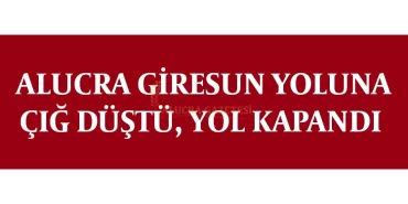 alucra-giresun-yoluna-cig-düstü-yol-kapandi